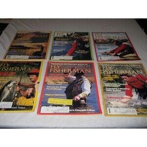 Lot Of 6 Different Fly Fisherman Magazine From 1986 Trout Orvis Fishing Reels